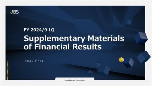 2024年Supplementary Materials of Financial Results for 2024 1Q 