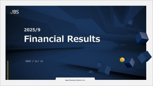 FY2025/9 FY Financial Results